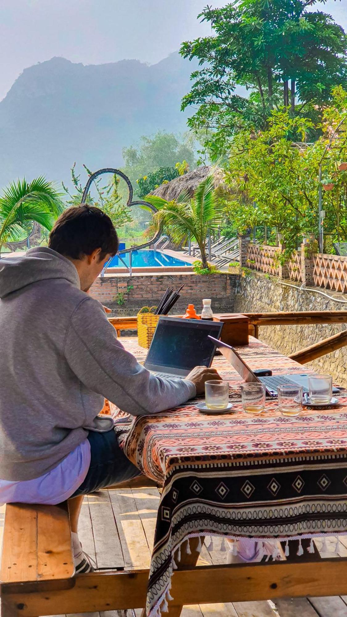 Trang An Quynh Trang Happy Homestay & Garden نينه بينه المظهر الخارجي الصورة