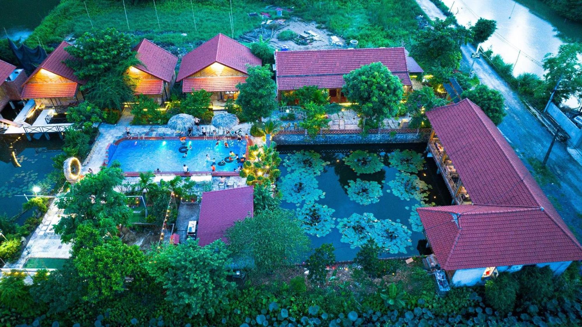Trang An Quynh Trang Happy Homestay & Garden نينه بينه المظهر الخارجي الصورة