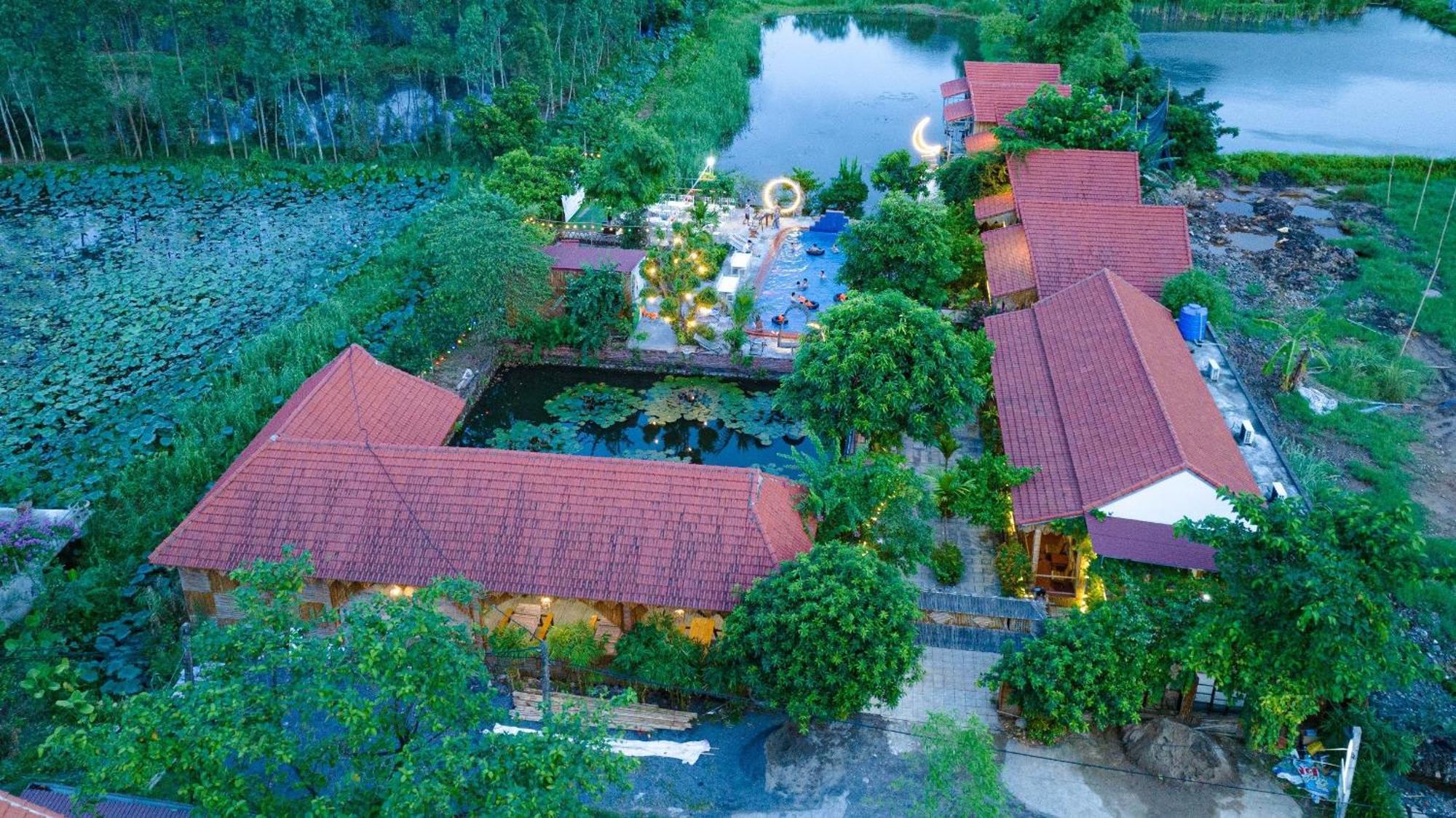 Trang An Quynh Trang Happy Homestay & Garden نينه بينه المظهر الخارجي الصورة